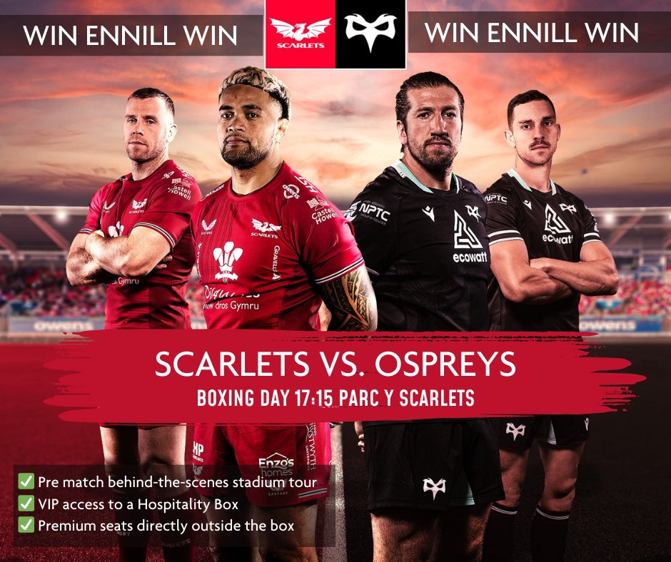 scarlets_rugby's tweet image. WIN exclusive use of a hospitality box for the whole family and a tour of the stadium courtesy of @DragonDairy 🧀

To Enter:
👍 Like &amp;amp; share this post
👉 Follow @DragonDairy

Winner announced 20th December.

#MadeinWales #MilkedinWales #BoxingDayDerby #YmaoHyd