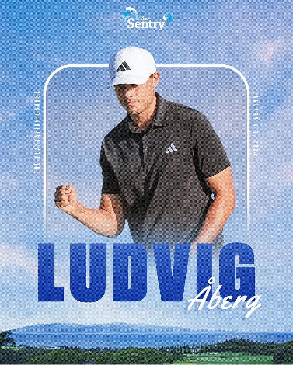 Maui Debut incoming ☑️ Ludvig had an amazing rookie year on TOUR and we are so proud to call him our Champion! Best of luck as the season kicks off at @TheSentry 🏆