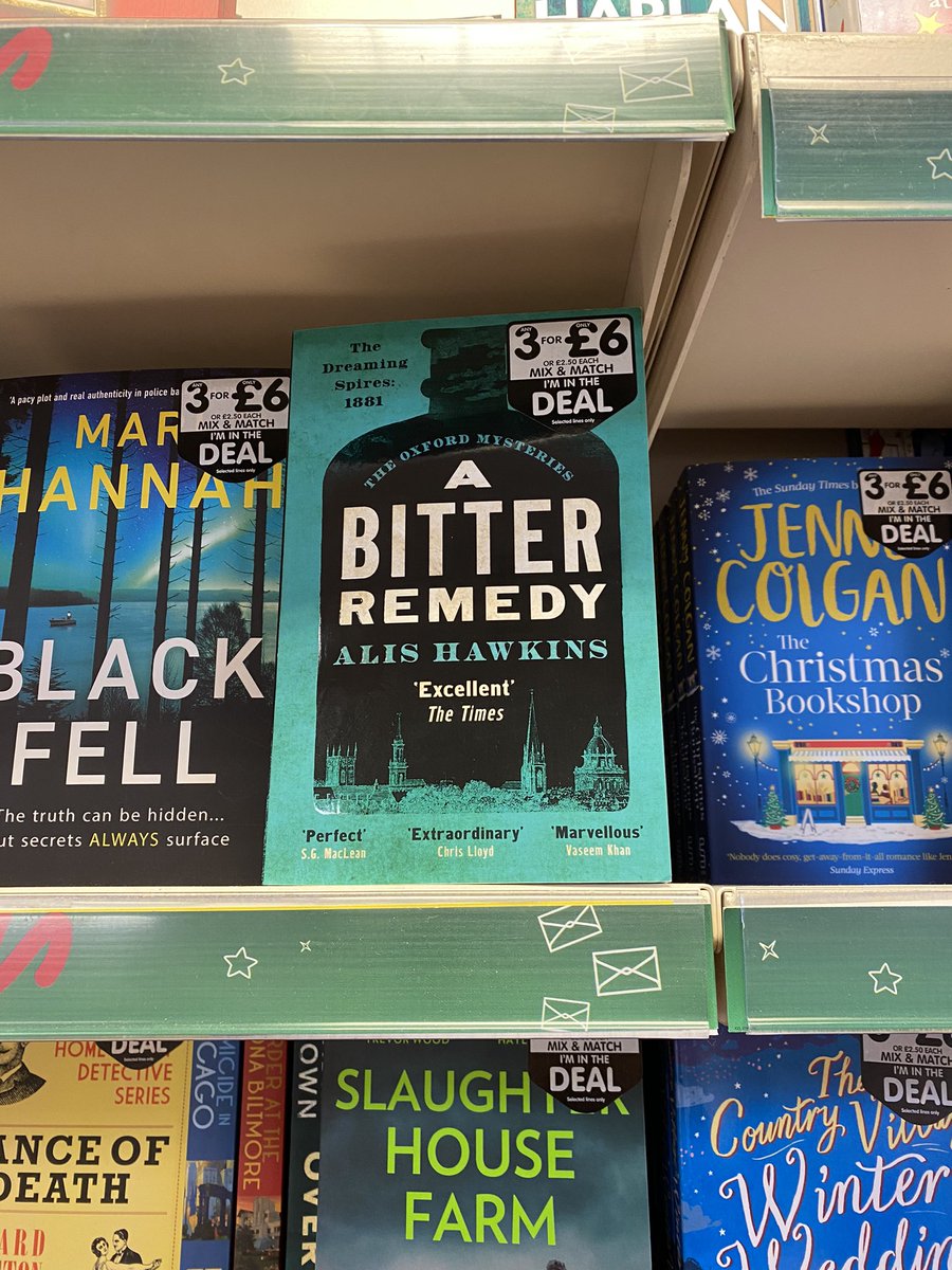 Spotted in my local @TheWorksStores, A BITTER REMEDY by Alis Hawkins (@Alis_Hawkins) 🔎 #shelfie