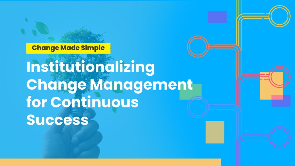 IgniteNA's tweet image. Change Made Simple Series Finale:

Embed change management into your organization's DNA for long-term success. Build capability, integrate with projects, and foster a culture of continuous improvement.

ignitena.com/blog/instituti…

#continuousimprovement #ignitechange
