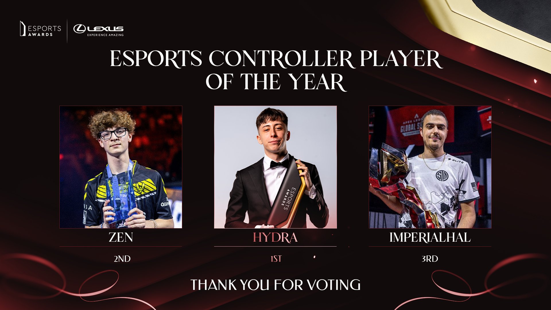 All Winners of Esports Awards 2023 Listed