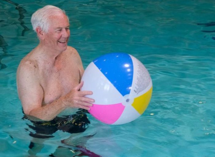 Did you know that we offer Aqua Volleyball at RiverWoods Exeter? It's a great time to exercise and meet new friends!