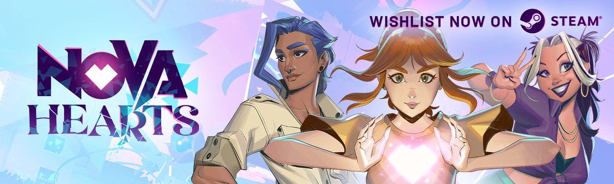 💖 Wishlist Nova Hearts on Steam: store.steampowered.com/app/2506290/No… First Chapter 'Nova Hearts: The Spark' available on January 17th. 🦸 Watch the teaser: youtu.be/UFjAvu_0_jw 🌌 Join our Discord: discord.gg/UrbUgkVrMj