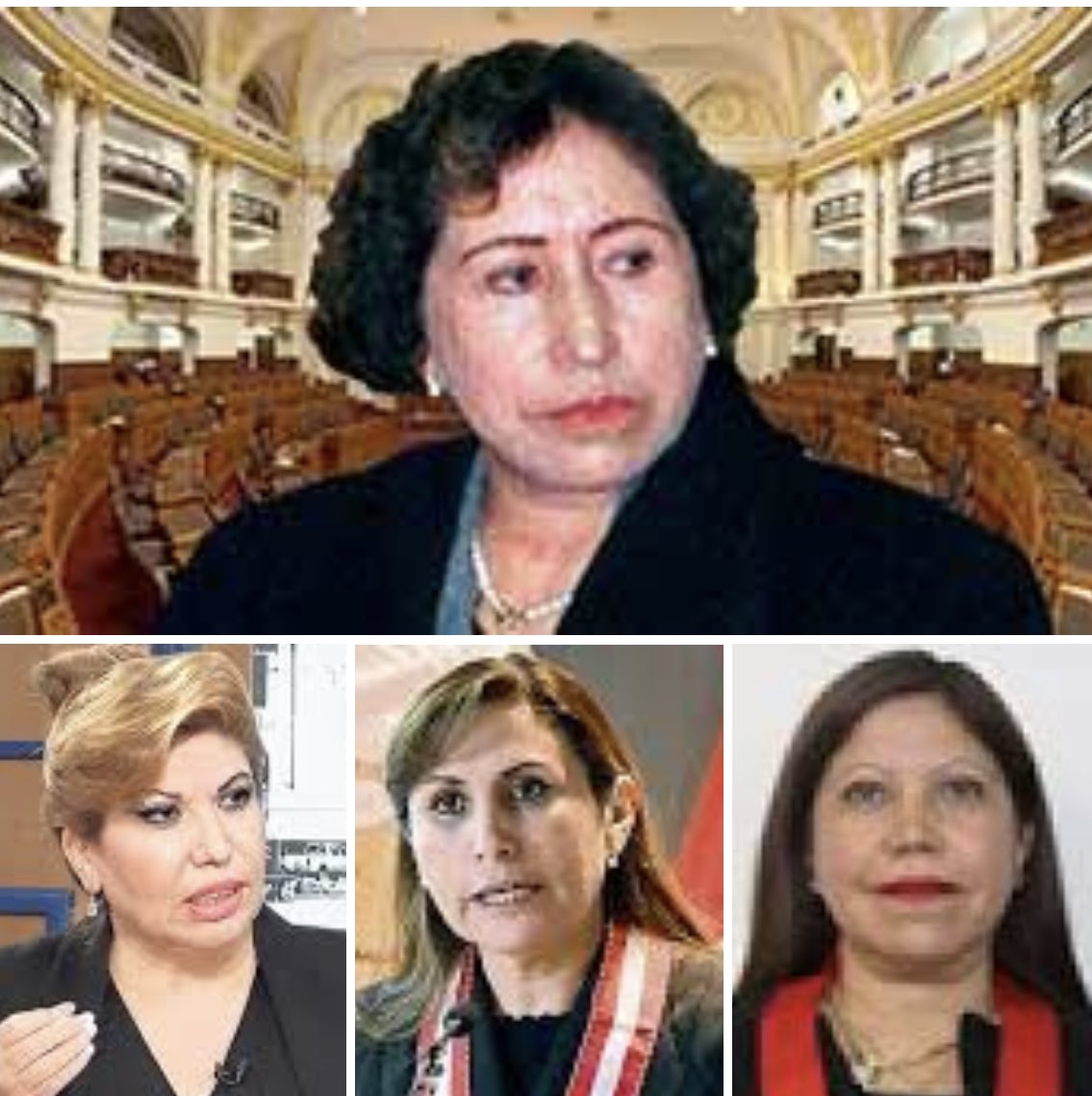 FAMILIA CRIMINAL
Madre: Emma Vargas de Benavides 
Fugada por corrupción 

Hija: Ruth Benavides Vargas
Involucrada en caso cuello blanco

Hija: Emma Benavides Vargas
Liberaba narcos por dinero

Hija: Patricia Benavides Vargas
Negociaba archivar carpetas a cambio de votos.