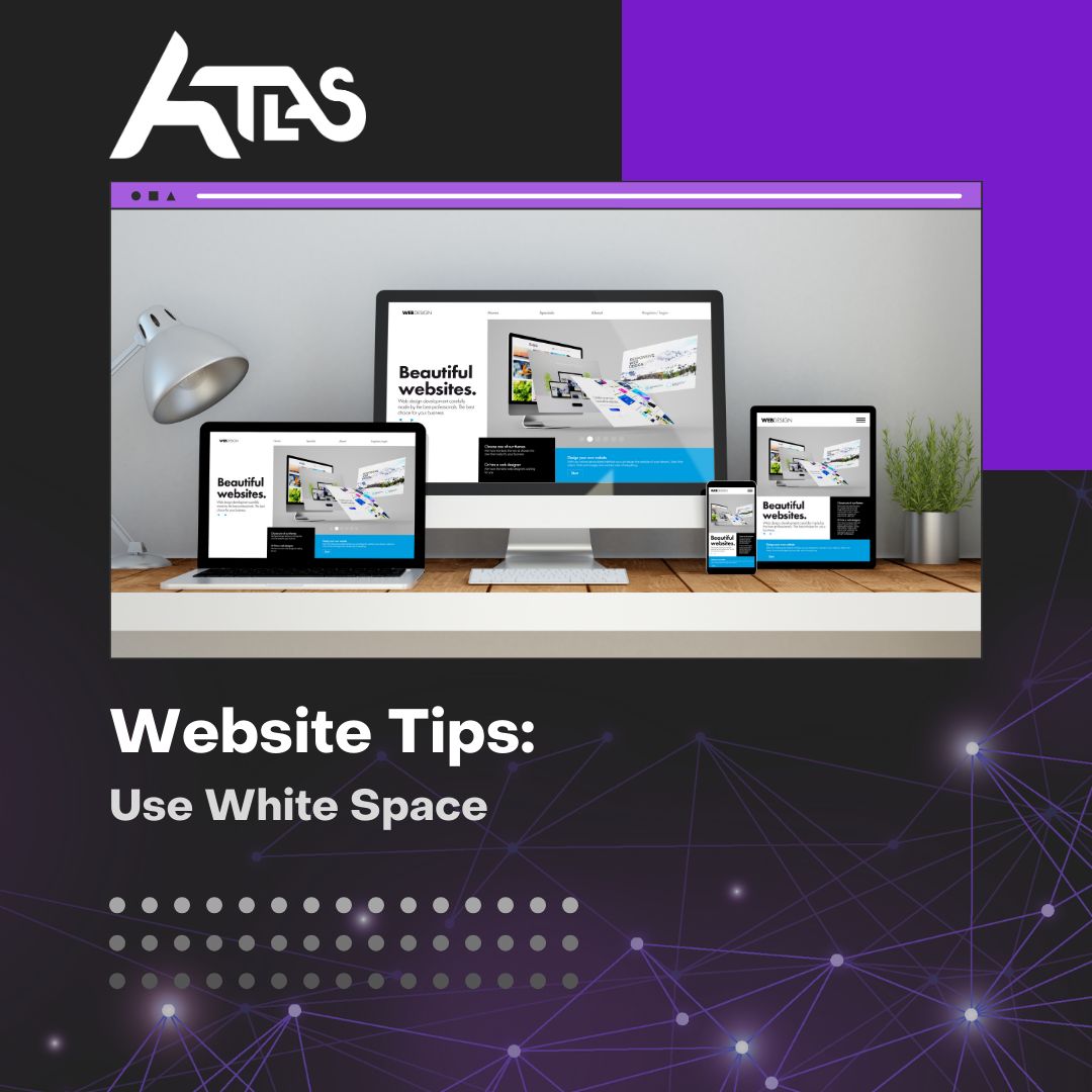Also called “negative space,” white space refers to the areas around elements on a page that are empty and lacking content or visual items. Whitespace also plays an important role in the design process and positioning of website elements.

#Marketing #WebTips #Website #SEO