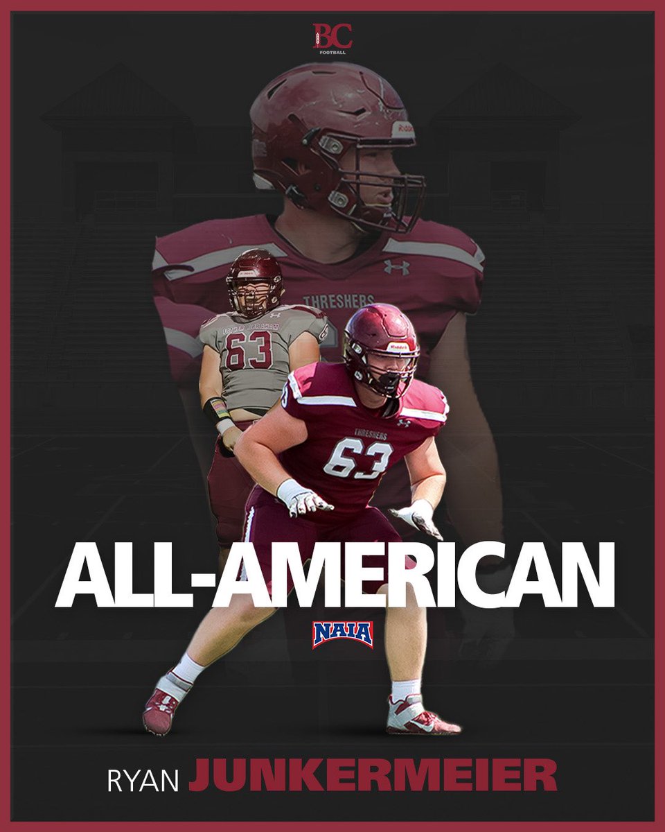 Continuing the excellence here at Bethel College! Presenting 3rd team NAIA All-American Ryan Junkermeier @RJunkermeier