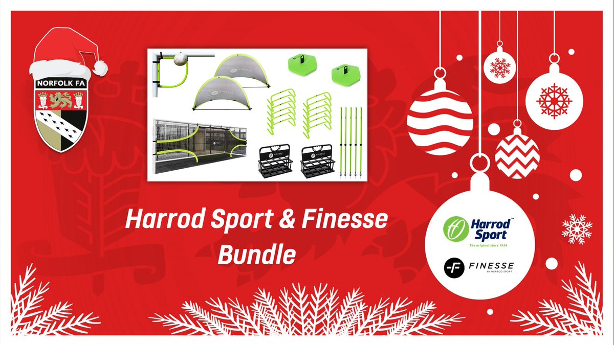 Norfolk County FA (@norfolkcountyfa) on Twitter photo 🎄 CHRISTMAS GIVEAWAY 🎄
Our next #ChristmasGiveaway is for the chance to win a <a href="/HarrodSport/">Harrod Sport</a> bundle worth over £300! ⚽️
To enter all you have to do is share this post & make sure that you are following us!
Closes at 5pm on Thursday 14 December.🧑🎄🙌 🎄 CHRISTMAS GIVEAWAY 🎄
Our next #ChristmasGiveaway is for the chance to win a <a href="/HarrodSport/">Harrod Sport</a> bundle worth over £300! ⚽️
To enter all you have to do is share this post & make sure that you are following us!
Closes at 5pm on Thursday 14 December.🧑🎄🙌
