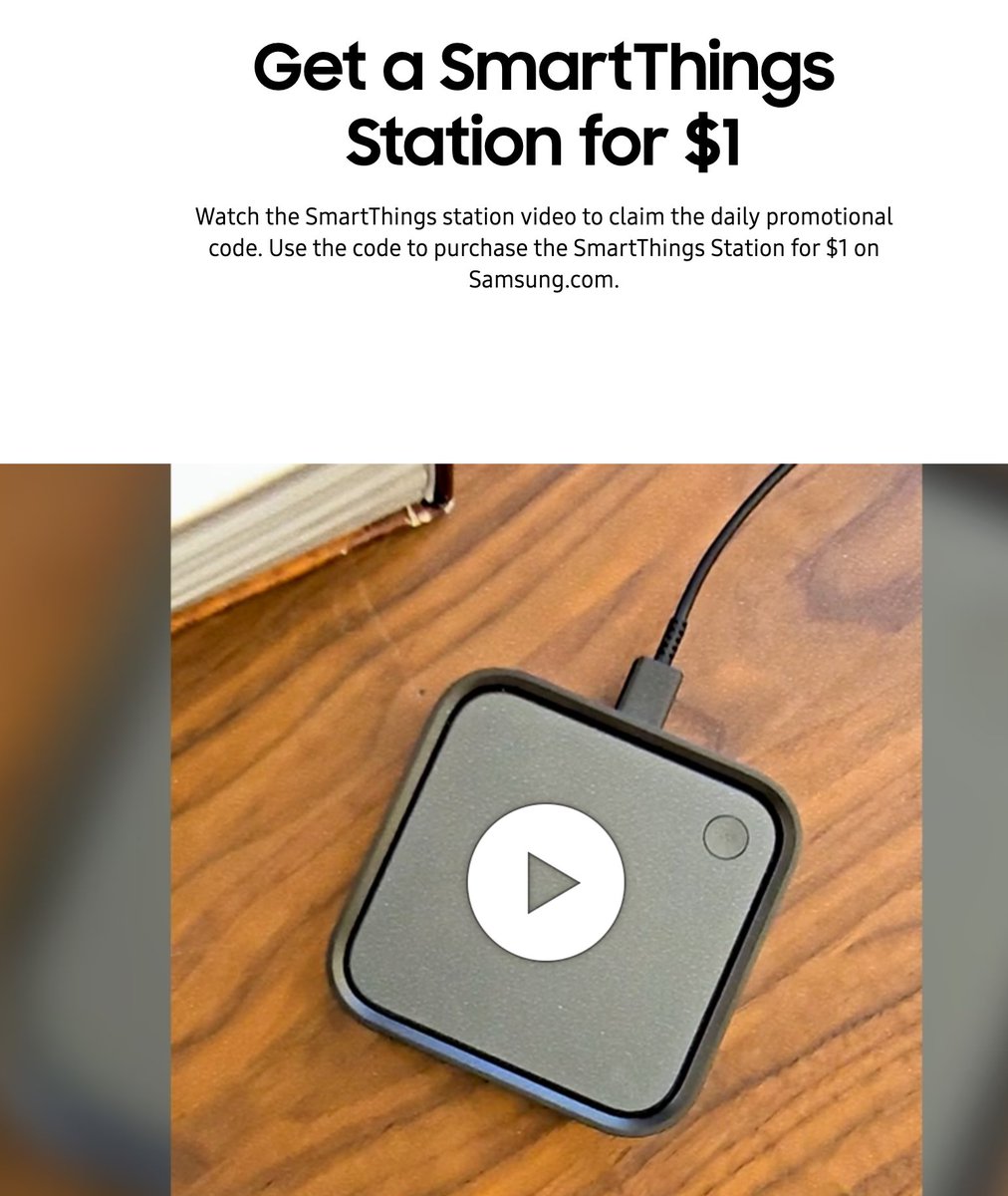 Smartthings Station $1 US only around (try before) 12pm ET this week only  (Limited Quantities Each Day) - Deals - SmartThings Community