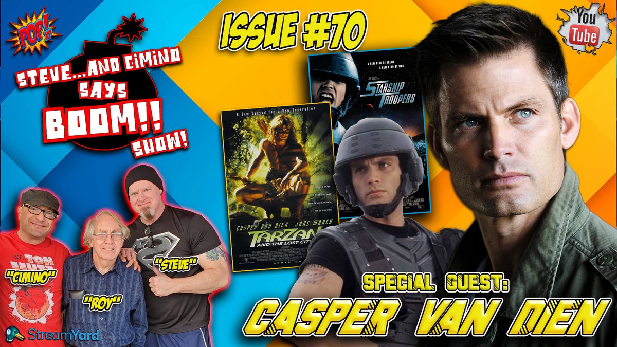 WHAT A BLAST WE HAD LASTNIGHT CHATTING WITH @caspervandien!!! Casper is genuinely an amazing person and a great guest. This is one for the ages! Checkout the interview here if you missed it! youtube.com/live/uuD6Rtg1C… @BillyTucci @NileScala