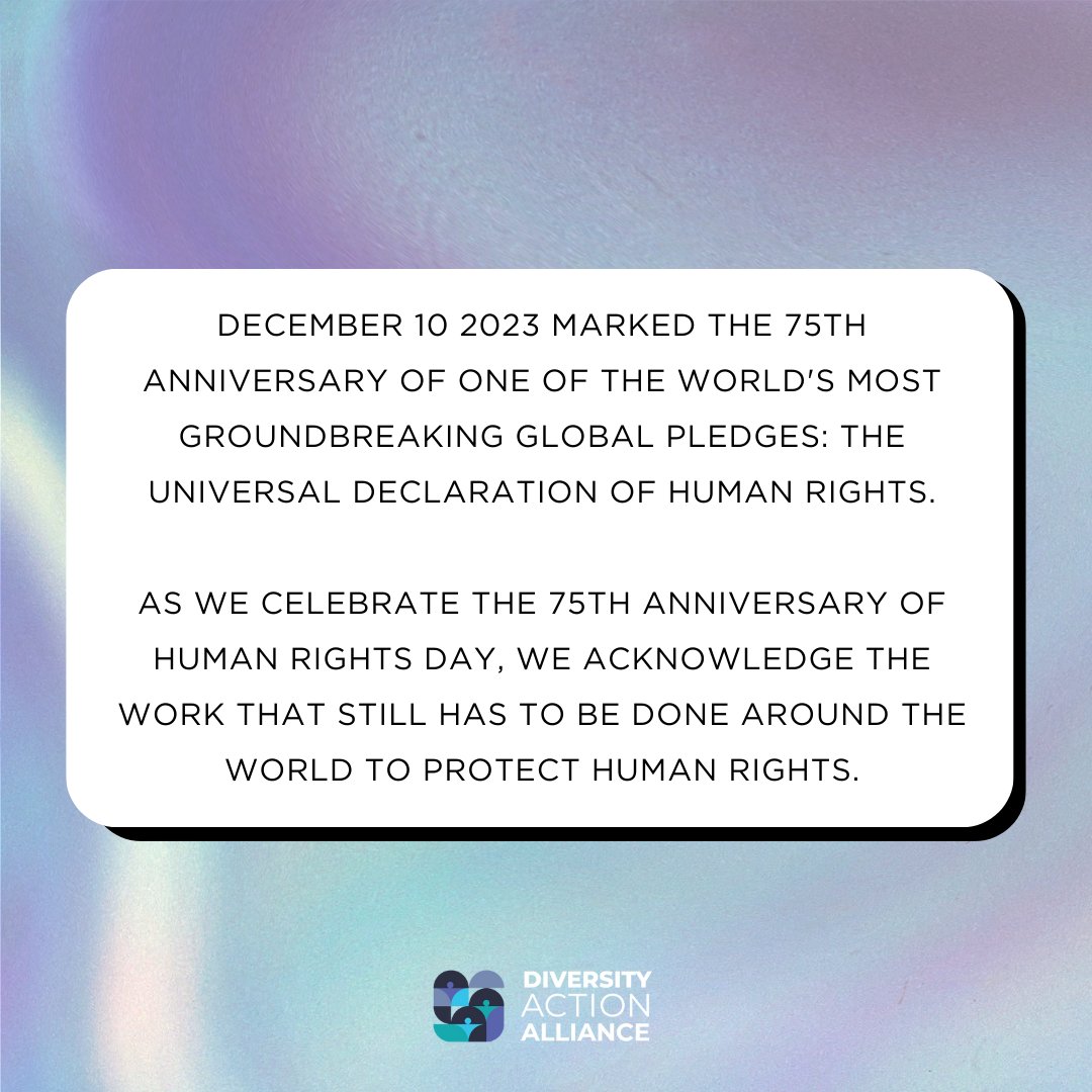 Diversity Action Alliance tweet media