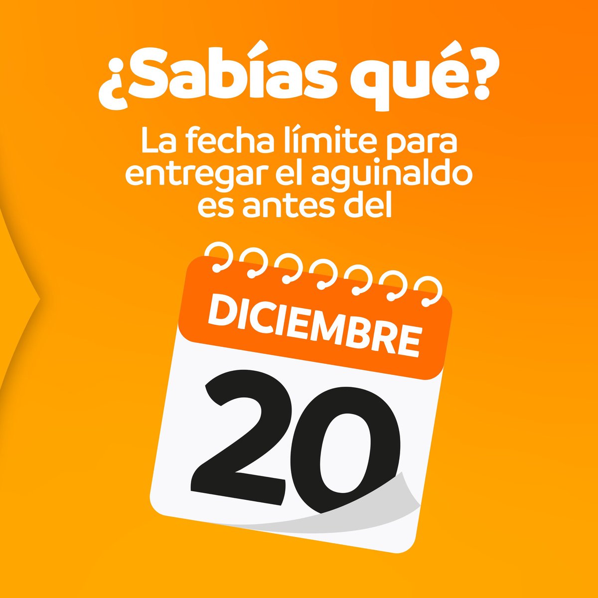 Aquí puedes encontrar más información:
bit.ly/AGUINALDOSTNL