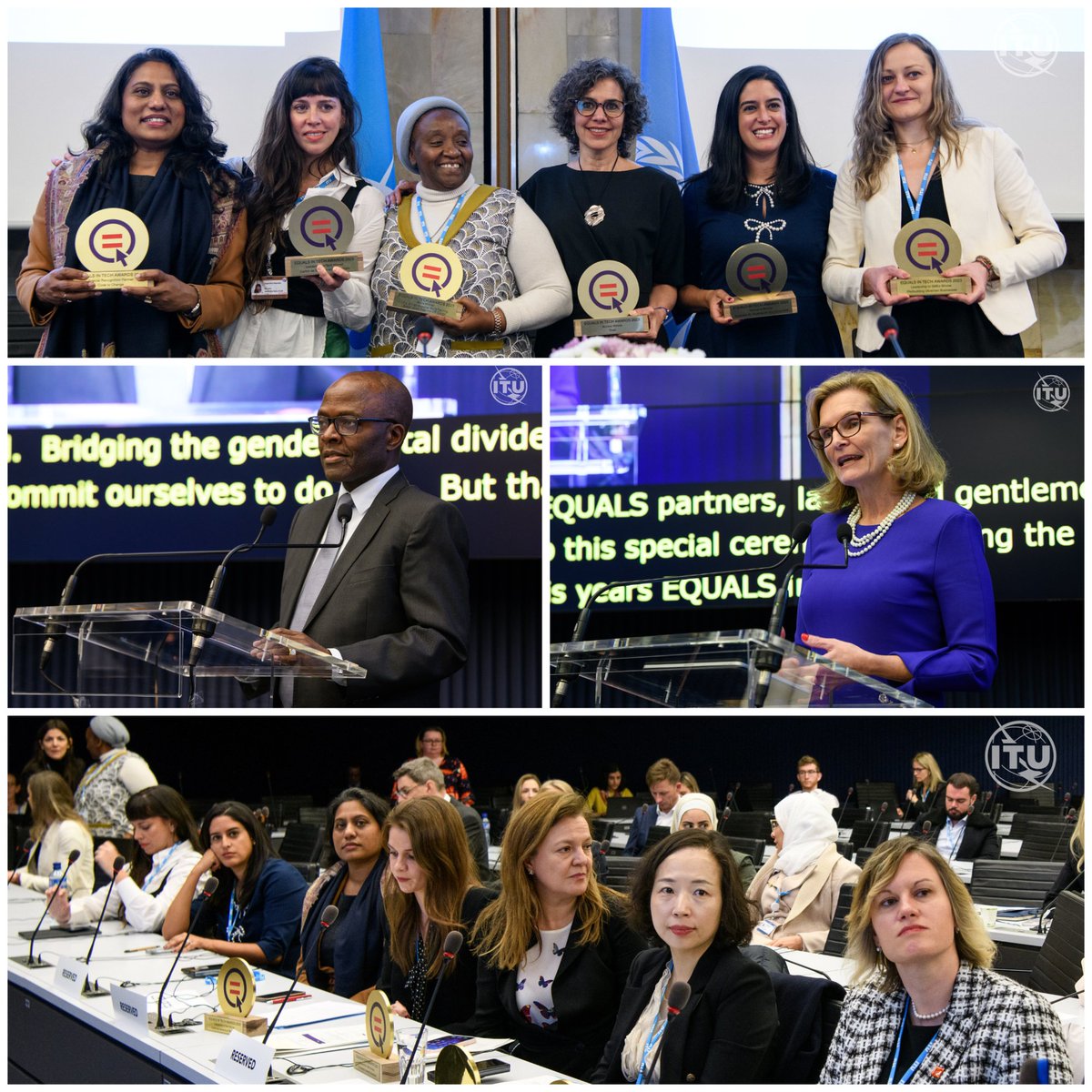 Congratulations to the 2023 #EQUALSinTech Awards winners – you are impacting the world! You are all champions. Together, let us mainstream gender in the #digital world, helping girls & women gain equal #Internet access, #DigitalSkills and opportunities around the world.