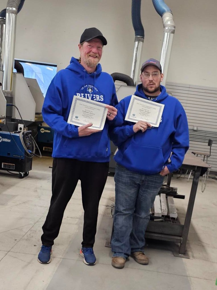 Congratulations to these two gentlemen who completed our welding course last week! IWCC works with New Visions Homeless Services to bring advancement opportunities to the CB community. Visit our website to see how we can help you achieve your dreams at iwcc.edu/ce/