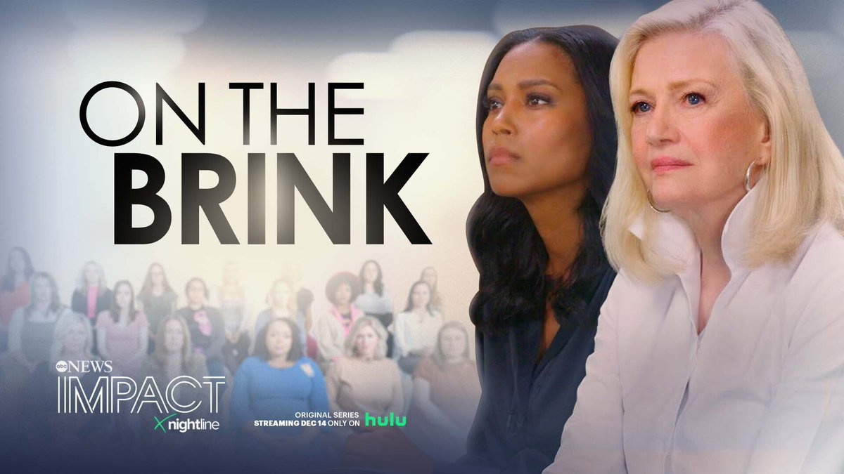 . @ABCNEWSSTUDIOS’ 'Impact X @Nightline' announces news episode 'On the Brink,' exploring the effects of U.S. state abortion bans, reported by @DianeSawyer and @rachelvscott Read More: tinyurl.com/yt9t7sts