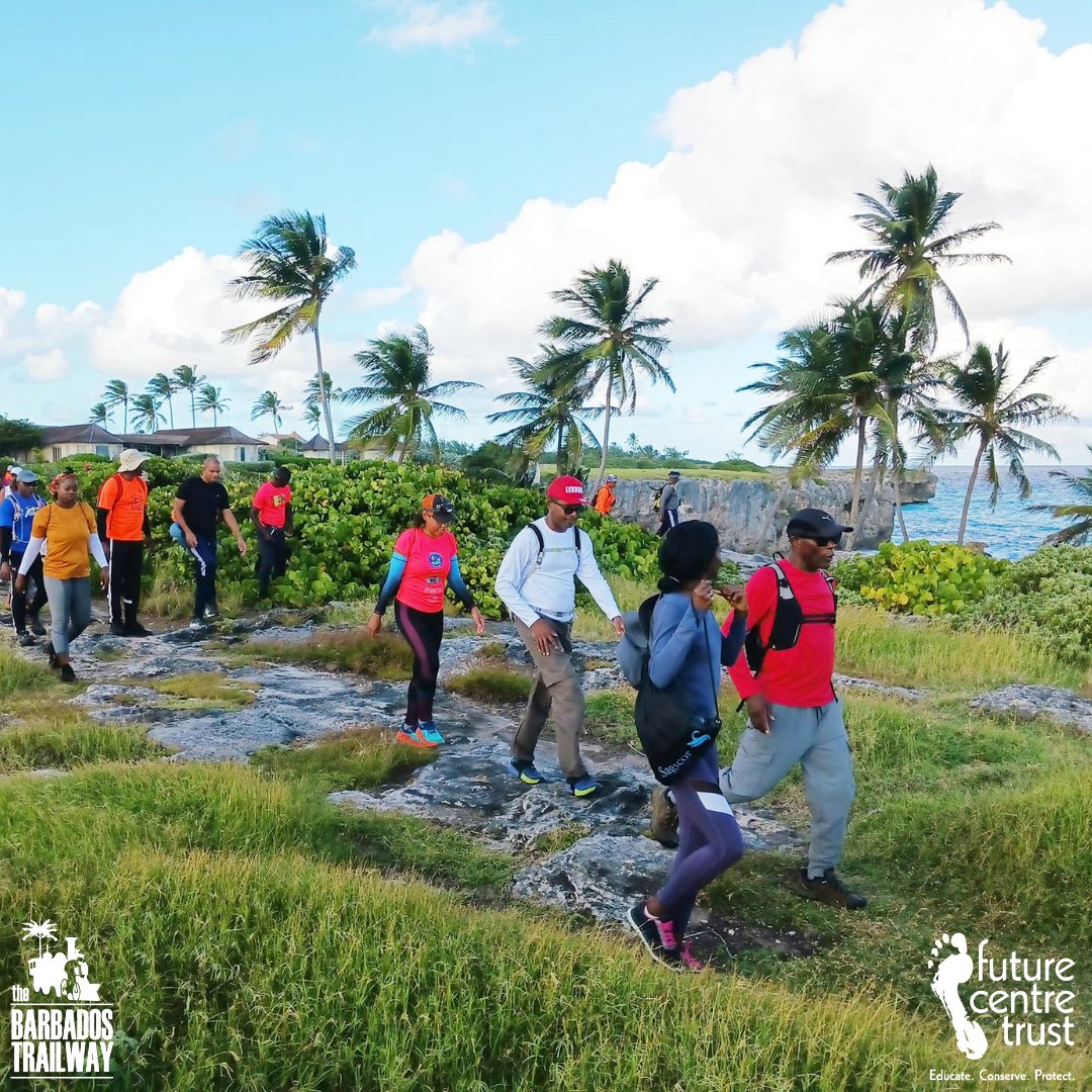 TrailwayBB's tweet photo. Rediscovering the magic in our own backyard! 🇧🇧

Whether it looks like an evening walk on the Barbados Trailway or a weekend hike along rugged paths, make a plan to see more of our beautiful island. 🌞

📸: Jack Papa via Barbados Hiking Association https://t.co/2qLjwKgBtg