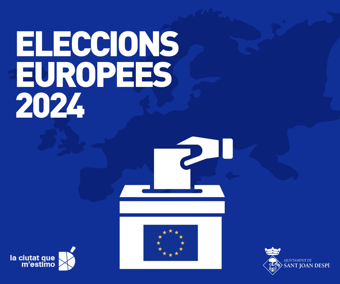 #EleccionsSJD Les persones d'altres països de la UE residents a Espanya es poden inscriure per votar a les eleccions europees.

El tràmit es pot fer fins al 30 de gener per internet, correu postal o presencialment a l'Ajuntament.

👉Tota la info a sjdespi.cat/ajuntament/ele…