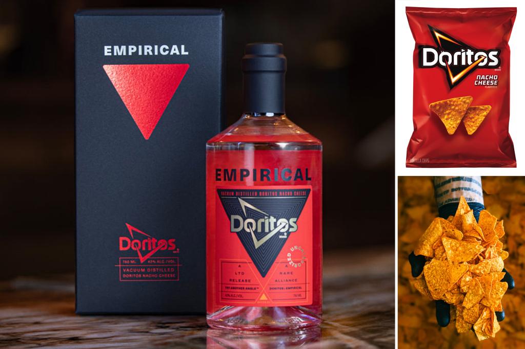 Doritos rolls out $65 bottle of nacho cheese-flavored liquor that ‘tastes like the real thing’ trib.al/sakZBoy