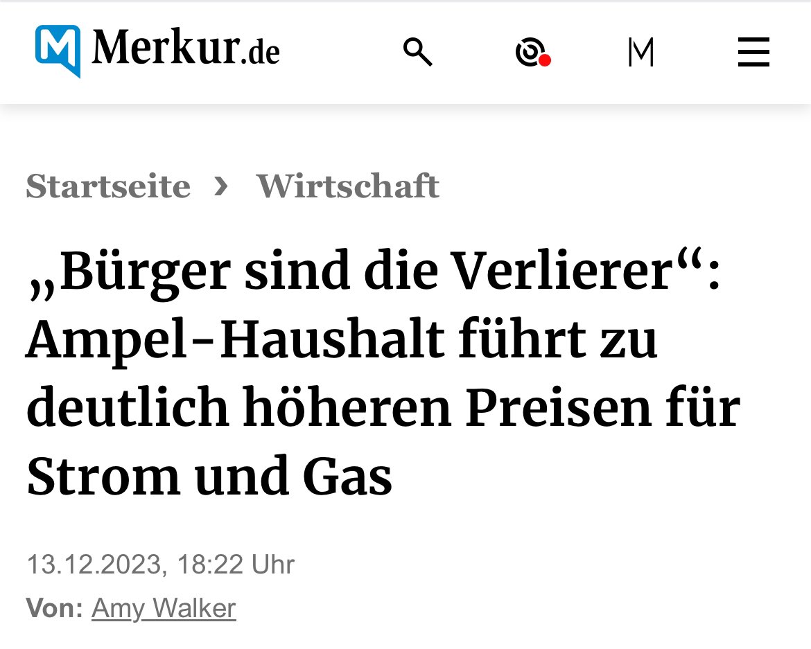 Der kleine Mann ist so gut wie immer der Verlierer! 

merkur.de/wirtschaft/amp…

#CO2Preis