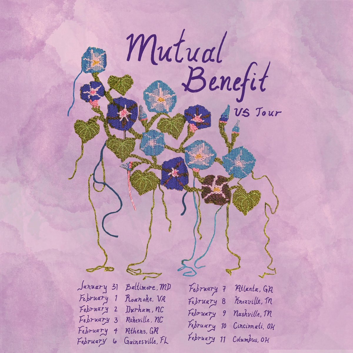 Announcing US tour dates for February! More info here: mutualbenef.it/winter-touring/