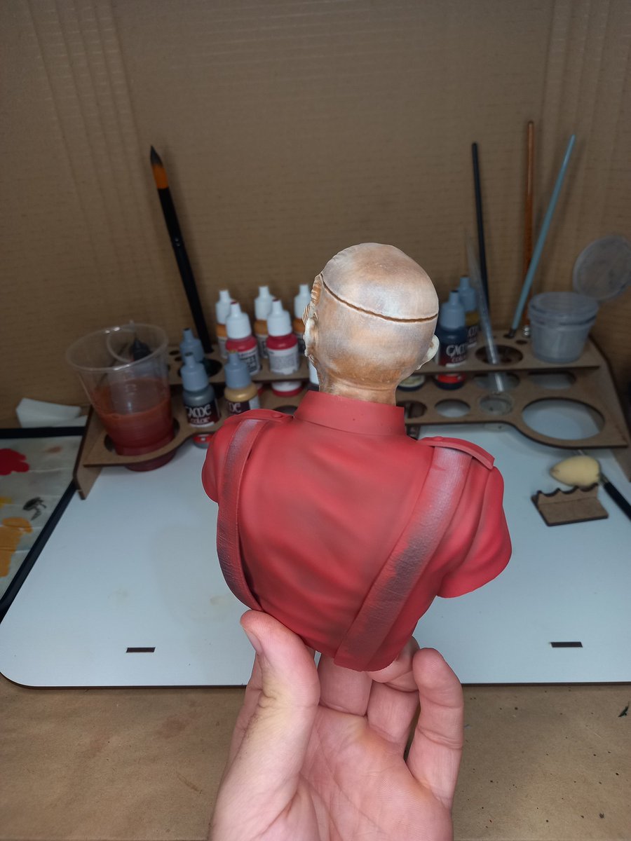 paintproquo's tweet photo. WIP Iron Maiden - The Trooper - Eddie 🔥 #ironmaiden #thetrooper #painting #figurepainting #vallejoacrylic #vallejo https://t.co/9faydP3i6b