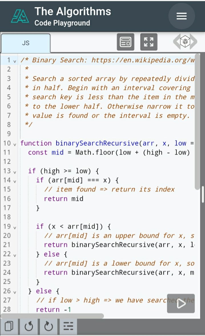 livecodes_io's tweet image. 📱 With the great #mobile support that #LiveCodes offers, #TheAlgorithms website now allows running/testing hundreds of #algorithms and #dataStructures on mobile using @livecodes_io 🎉
Start learning now on your mobile:
the-algorithms.com
