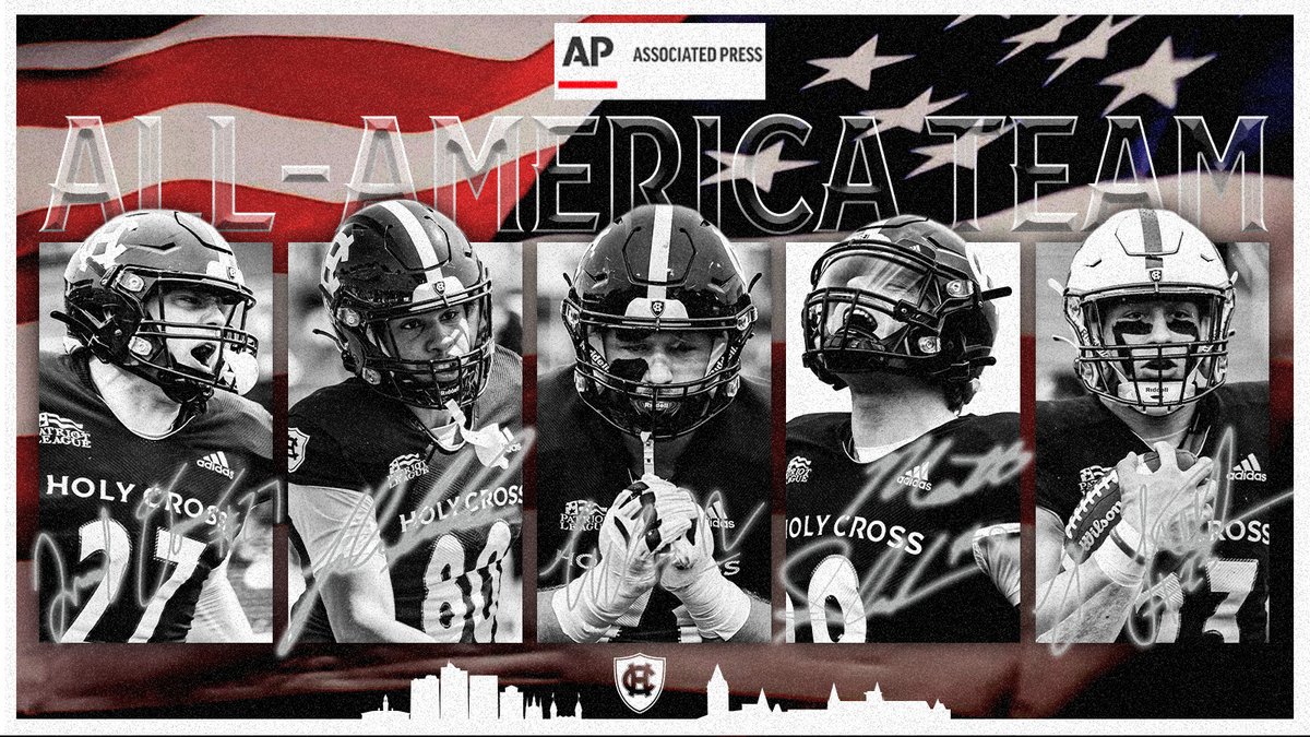 5⃣ Crusaders earned All-America honors from the Associated Press this week! @JLDobbs5 @jalencoker @Luke32Newman @MatthewSluka @jordanfuller27 bit.ly/3t8eF3Z #GoCrossGo