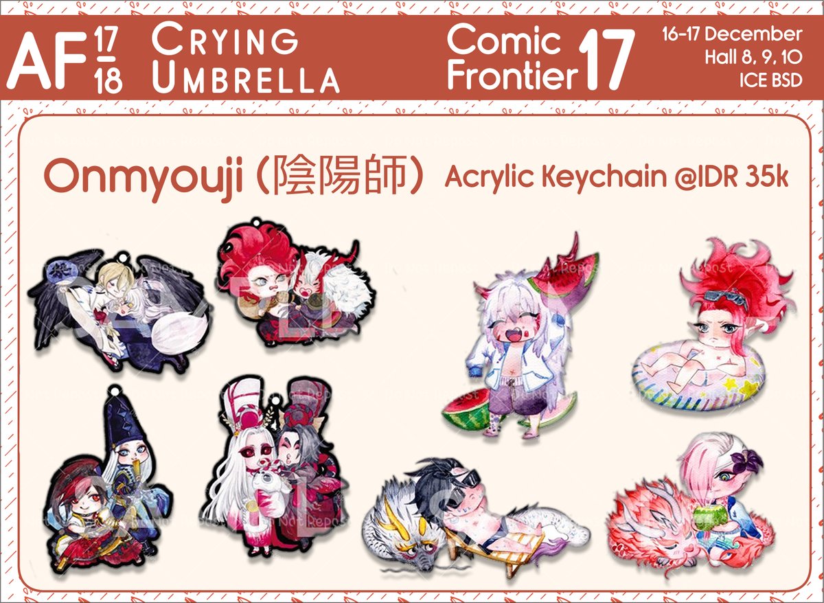 Also, Loiza &amp; <a href="/beanscurd/">Beanscurd</a> entrusted some of their artwork to us, thank you <a href="/SugarPrincessM1/">Sugar Princess & Moon Cake</a> for bringing them to ID~
📂 Fandom: Onmyouji 

#comifuro17 #comifuro17catalogue