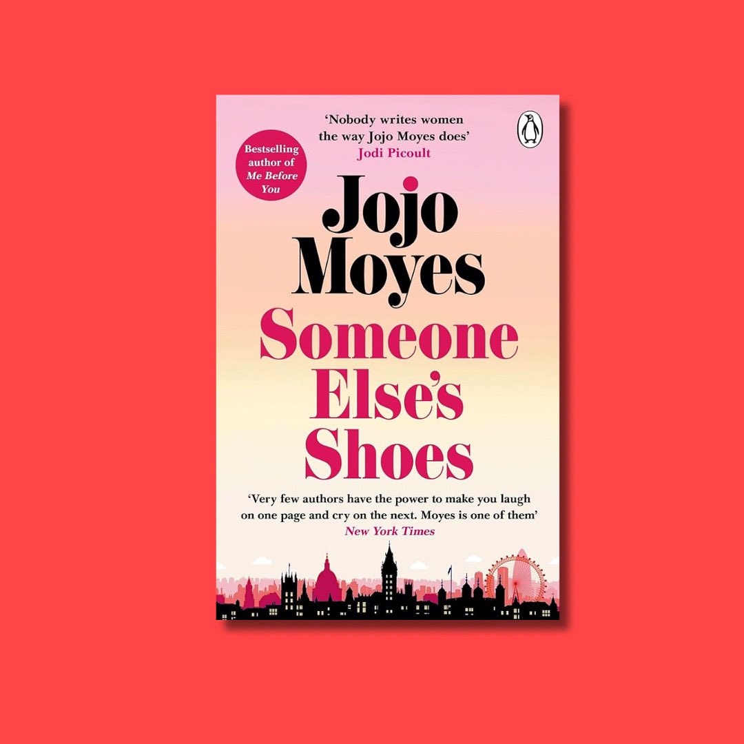 Clever 
Funny
Thought-provoking 

#someoneelsesshoes #threewordbookreview @jojomoyes