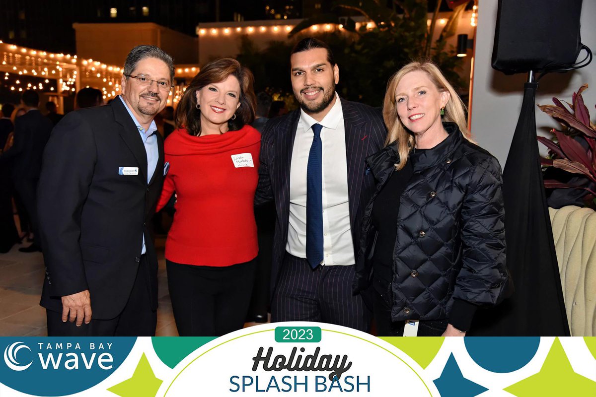 An exceptional evening at the <a href="/tampabaywave/">Tampa Bay Wave</a> Holiday Splash Bash! 

Celebrating the remarkable achievements of  the Tampa Bay Wave cohort on their journey to raising 1 billion dollars for startups. 

Congratulations to Tampa bay wave! 
#Entrepreneurship #tampabaywave