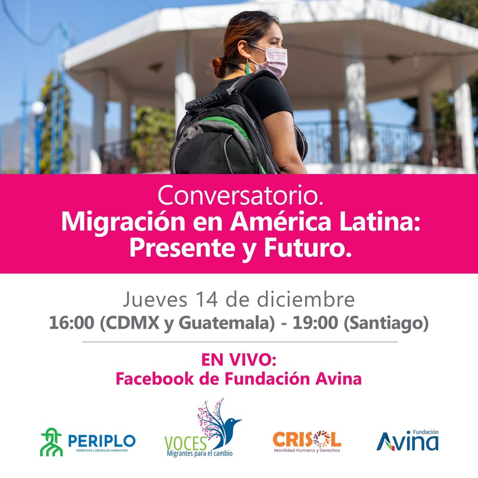 MAÑANA | Estaremos conversando con las compañeras de <a href="/FundacionAVINA/">fundacionAVINA</a> sobre las tendencias en las migraciones en la región, las respuestas ante estos flujos migratorios de parte de los gobiernos, comunidades de acogida y opinión pública.

🗓️Nos vemos por el facebook.com/fundacionavina