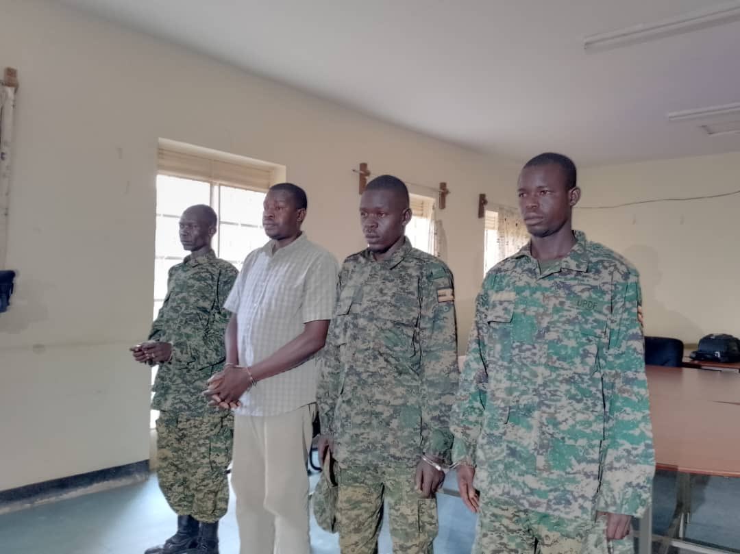 UNDER ARREST! Here are the pictures of the soldiers who tortured a civilian in Mucwini. Mucwini is the birthplace of St. Janani Luwum! Let the blood of our martyrs prick our consciences and compel us to do what is right rather than what is convenient!