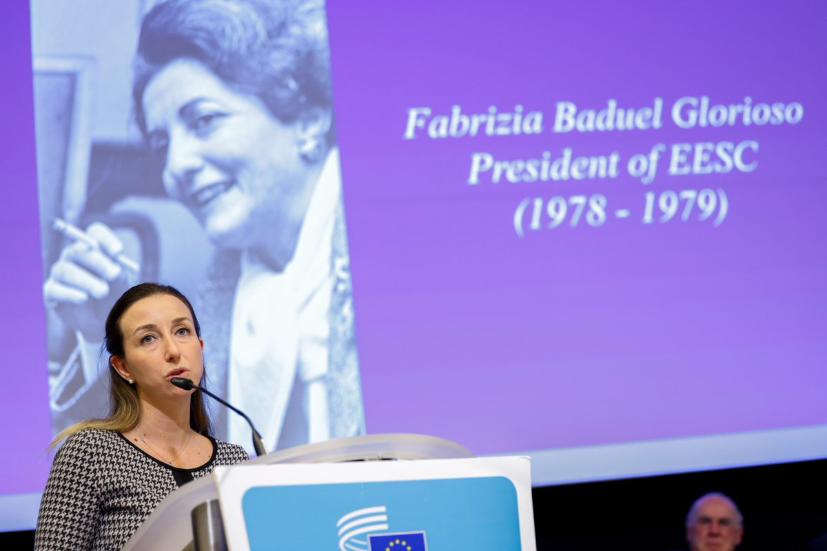 Nicoletta Merlo is presenting the biography of Fabrizia Baduel Glorioso, a woman with European conviction. The first woman to be elected President of the European and Social Committee. She will continue to be a source of inspiration especially for young women.