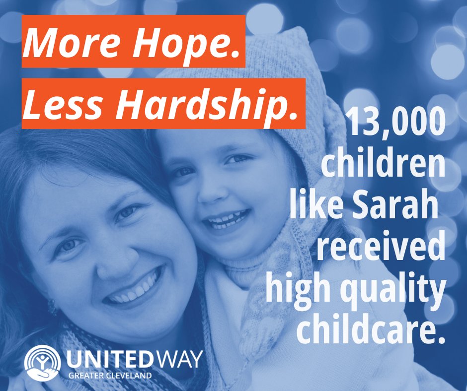 Did you hear? All new and increased donations to United Way made by December 31 will be matched up to $25,000! A gift of any size offers children like Sarah have more hope, less hardship in 2024: brurl.co/eocyclesocial