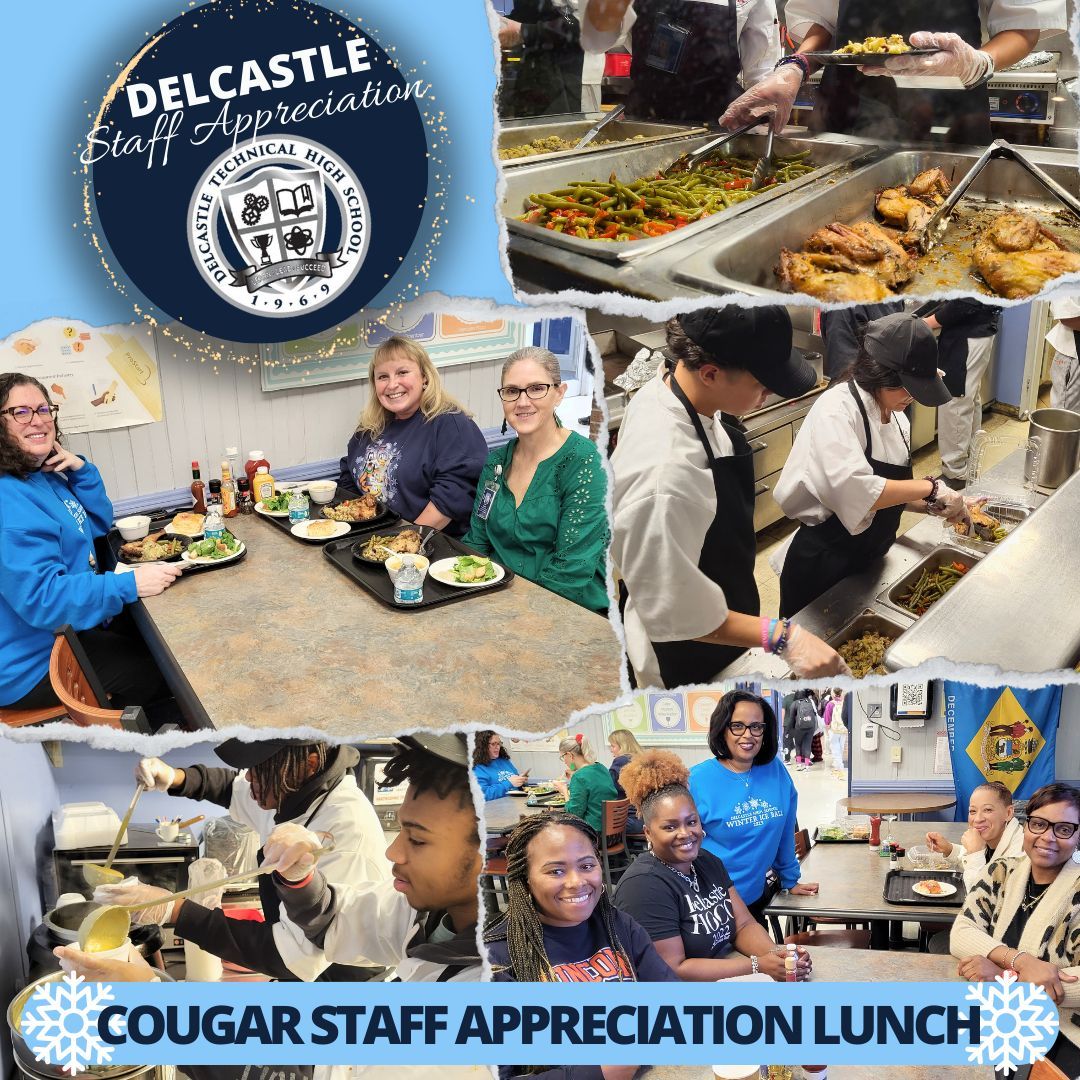 ❄️Culinary Arts does Staff Appreciation Lunch🍲 

The Cougar Culinary Arts team cooked up a delicious lunch for our faculty and staff. It's a token of appreciation for their hard work thus far this school year. Well done, Culinary!

#NCCVTworks #CougarNation #StaffAppreciation
