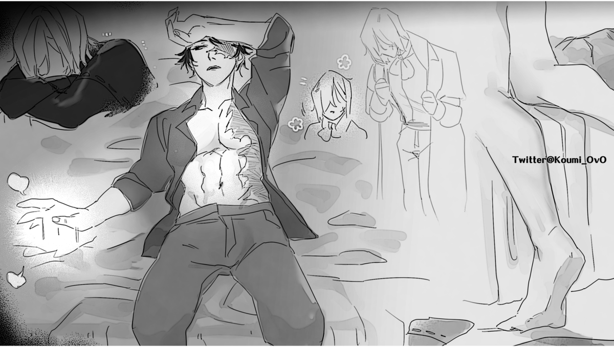 🧲⌛️-Shelterシェルター⛪️
"You won't hurt me so I won't hurt you either"
this is how it would feel if they were together🫠
to @EmuOtori99 I not often see this ship and draw Norton so I drew what I thought 