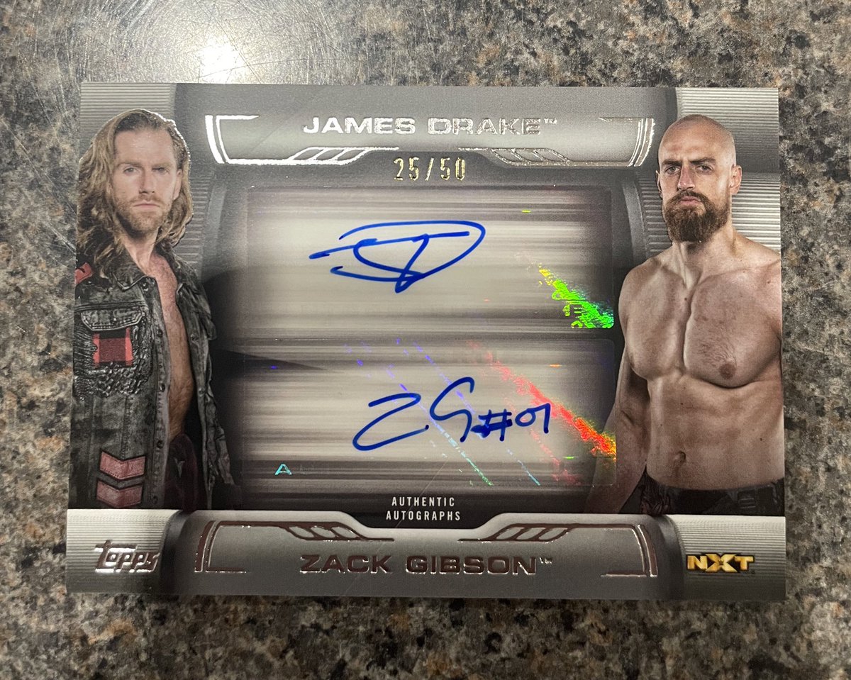 ShoneCold's tweet image. Big thanks to @Taggsy79 for the Birthday gifts 🤜🤛 

Love the Kona Crush tee &amp;amp; awesome to add a dual signed @JamesDrakePro &amp;amp; @ZackGibsonGYV 25/50 #GYV card &amp;amp; @WrestleCrateUK pin to the collection 

Cheers Bro. Look forward to a beer Sooooooon 🍻🔜