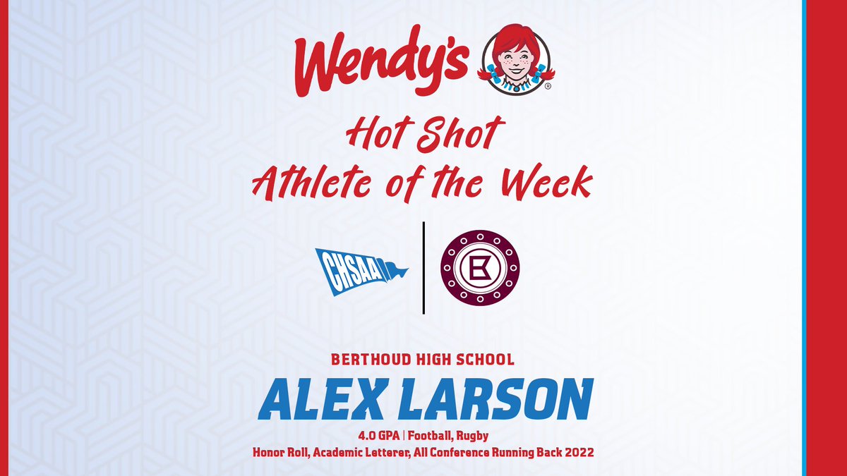 Alex Larson of the Berthoud High School is this week's <a href="/Wendys/">Tendy’s</a> HS Hotshot! 🔥