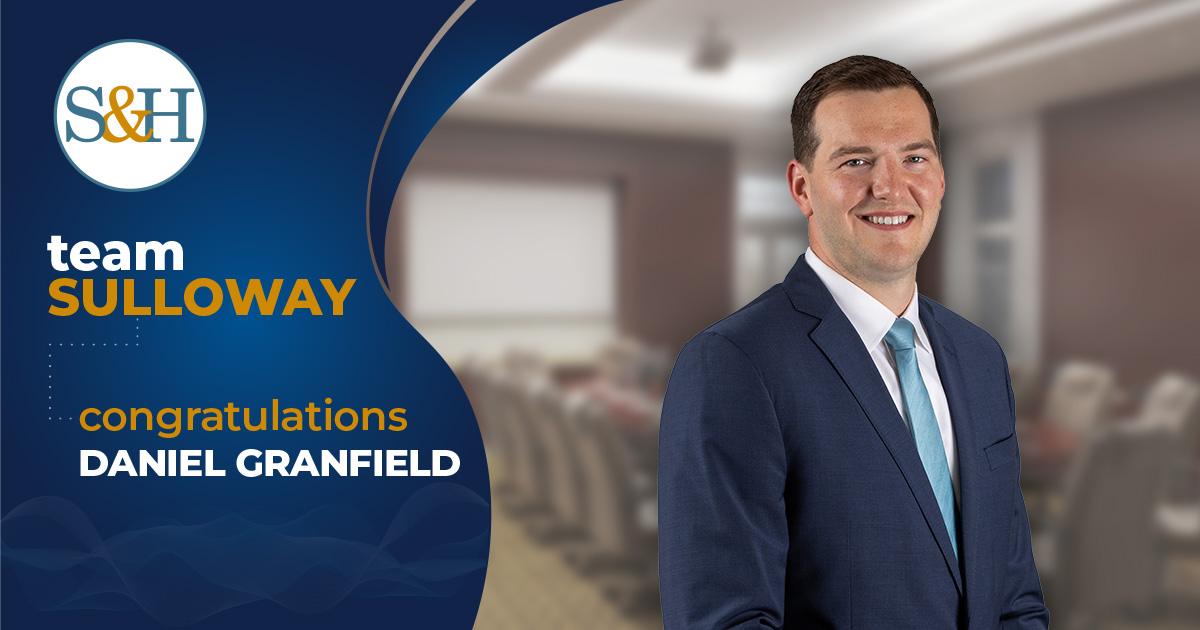 Congratulations to Sulloway attorney Daniel Granfield. Dan was recently admitted into the Massachusetts State Bar.
#TeamSulloway