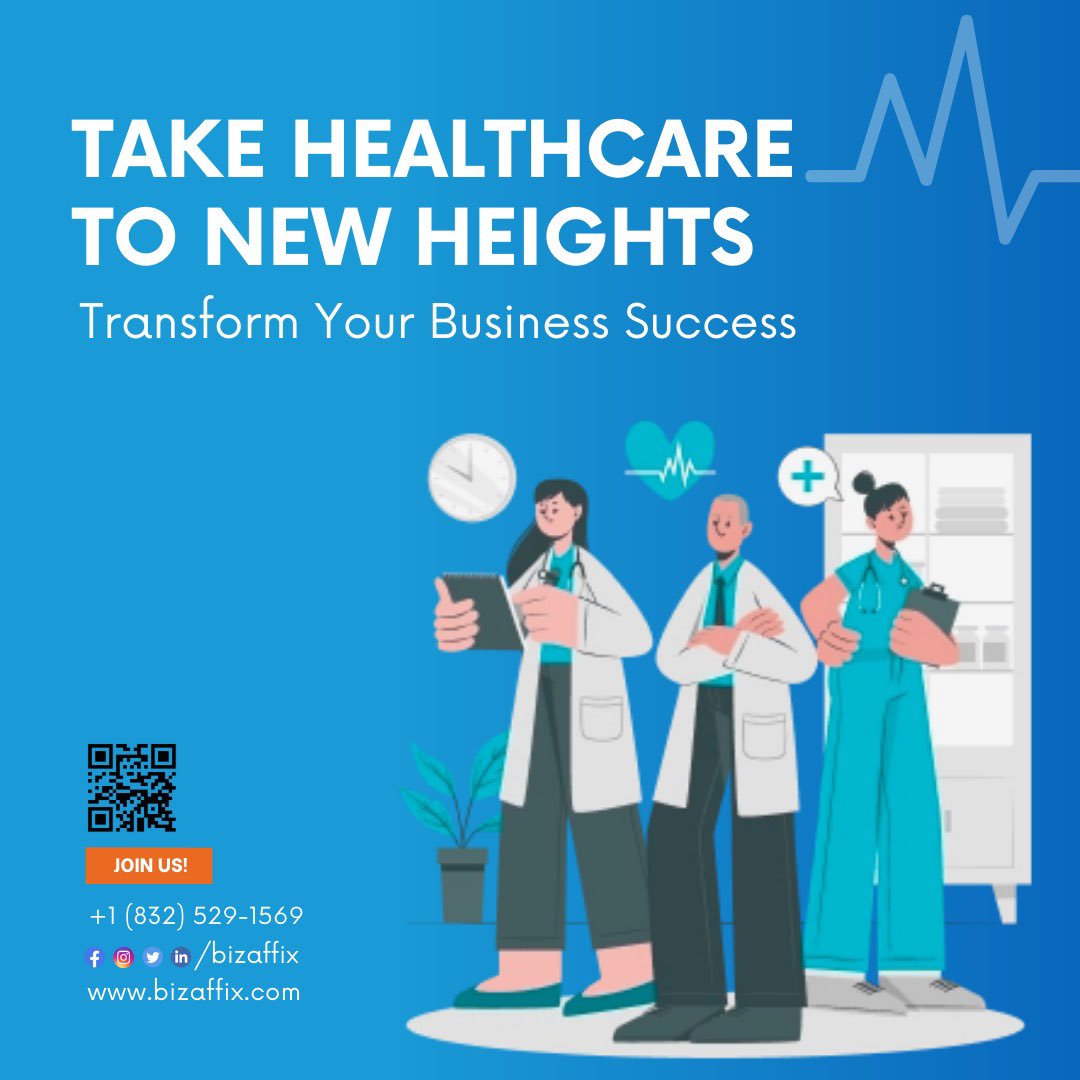 bizaffix's tweet photo. Take healthcare to new heights and transform your business success with our innovative solutions. 📊

Elevate your journey with Bizaffix. 🚀✨

 Explore more: https://t.co/OpbN0yoUvI 

#healthcare #health #medical #medicine #doctor #hospital #nurse #doctors #healthylifestyle #wel https://t.co/05UlaxCfOD
