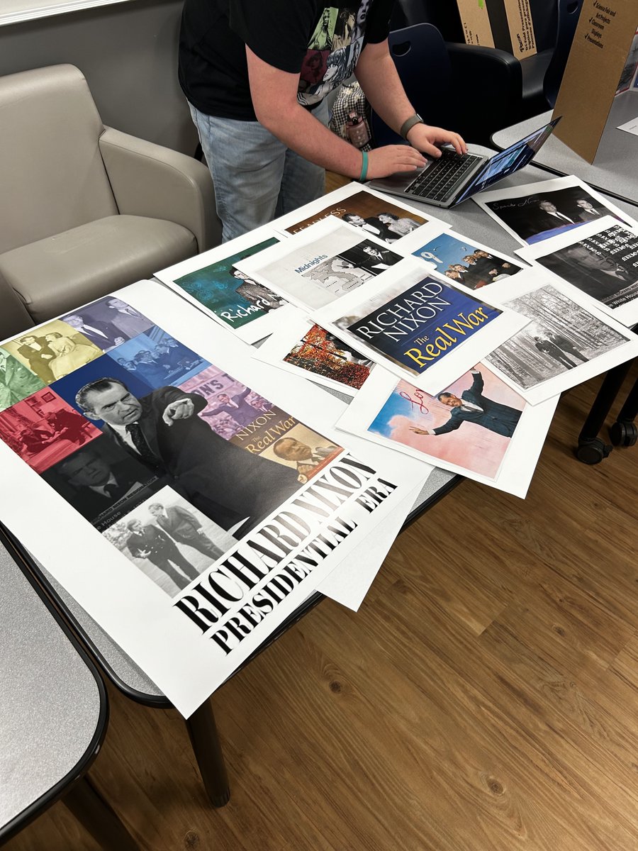 BrunswickEdu's tweet photo. Communication is a key competency of our Journey of a Blue Devil. In @historywithbelk US History Class, students needed to creatively communicate a topic in any format other than an essay. How about applying the significant events of Nixon's presidency to @taylorswift13 Eras? https://t.co/QBtGDcyjks
