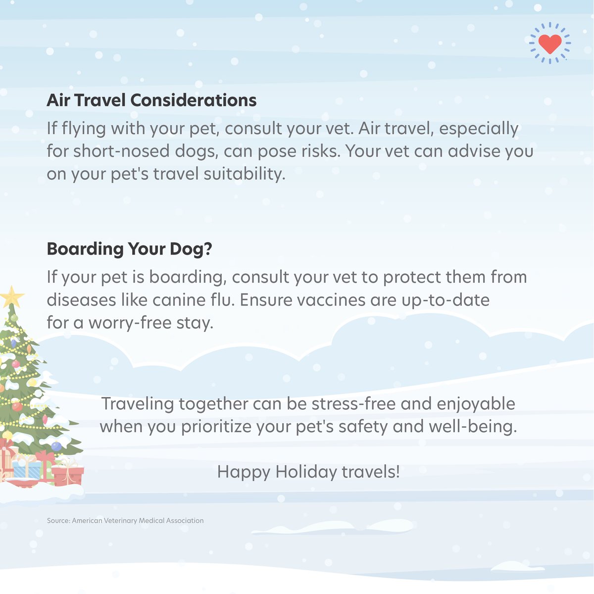 helloscratch's tweet photo. Heading out for the holidays? Whether your furry friend is coming along or staying behind, it's crucial to take these precautions to keep them safe during your travels.

#scratch #scratchfinancial #scratchpay #petsafety #holidaytravel https://t.co/StGrsHnpxO