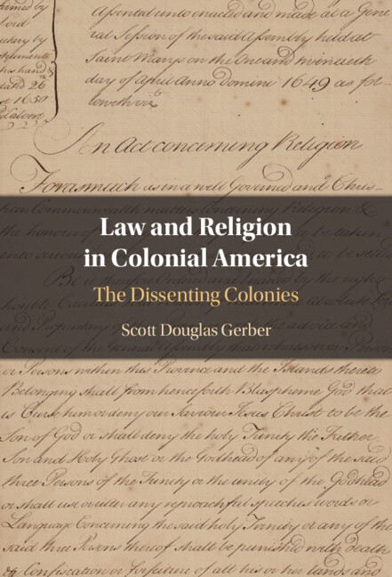 cambUP_History's tweet photo. Law and Religion in Colonial America by Scott Douglas Gerber
By focusing on law, this book offers new insights into the history of religious liberty in colonial America.
📚 https://t.co/eh4b0cAf6R

#americanhistory #ushistory https://t.co/Few4kxyVXk