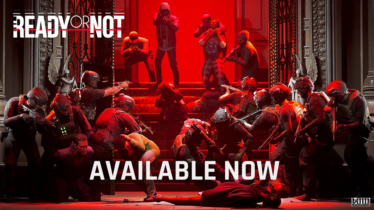 Make entry, officers! The wait for the 1.0 launch of Ready or Not has come to an end. The 1.0 release of Ready or Not is now available on Steam: bit.ly/4asbMvE
#availablenow #gaming
