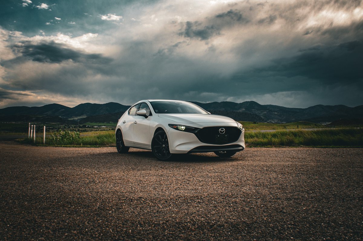 MazdaUSA's tweet photo. A perfect storm of eye-catching design and engaged driving dynamics. #Mazda3Hatchback (photo: IG/the_tyler_factory) https://t.co/KyC1gbSDLE