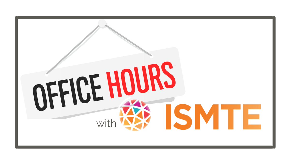ISMTE's tweet photo. Join us for an #ISMTEOfficeHour discussion on Wednesday, Jan. 10 @ 11 AM. Our topic: building a relationship between editorial and production. The event is free and open to all #editorial professionals: https://t.co/nqmyIoTPx3 https://t.co/Uyj8PRSgH8