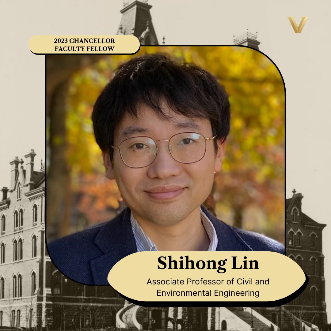 Shihong Lin is an associate professor of civil and environmental engineering in @vuengineering. Lin is an international leader in sustainable water treatment and desalination. #VUFaculty # CFF