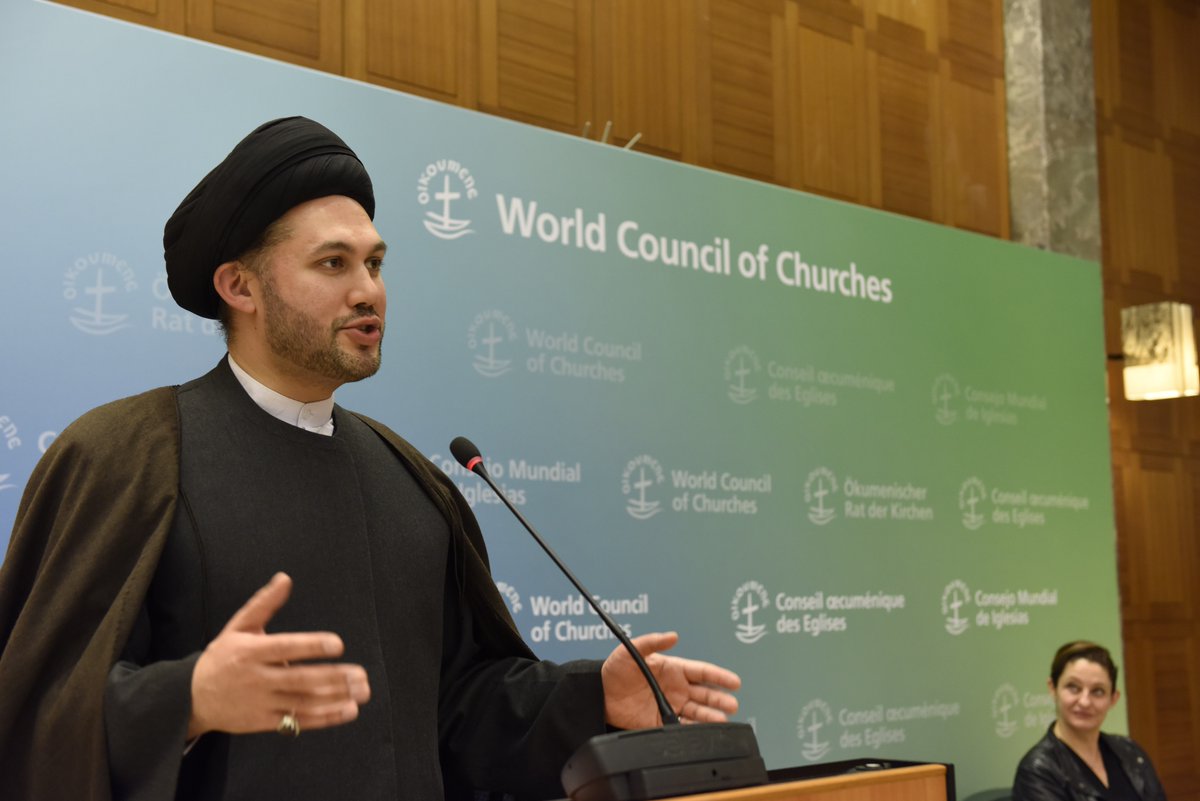 #GlobalRefugeeForum: Imam Dr. Sayed Ali Abbas Razawi, Director-General & Chief Imam, @S_A_B_S_; Member, Religions for Peace-UNHCR Multi-Religious Council of Leaders: 'The intersection of #refugees & the #climatecrisis demands a comprehensive & compassionate response.' (1/2)