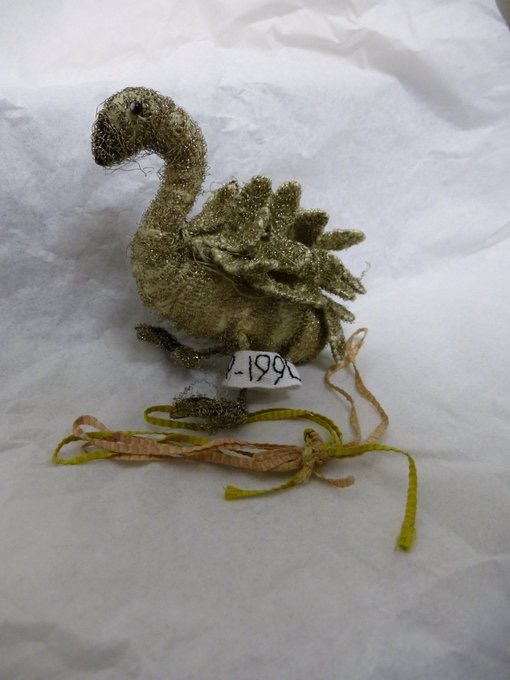 Martha Edlin made this little swan about 1670 when she was ten or so years of age. It’s just 8cm high and 10cm long. (Victoria and Albert Museum, London)