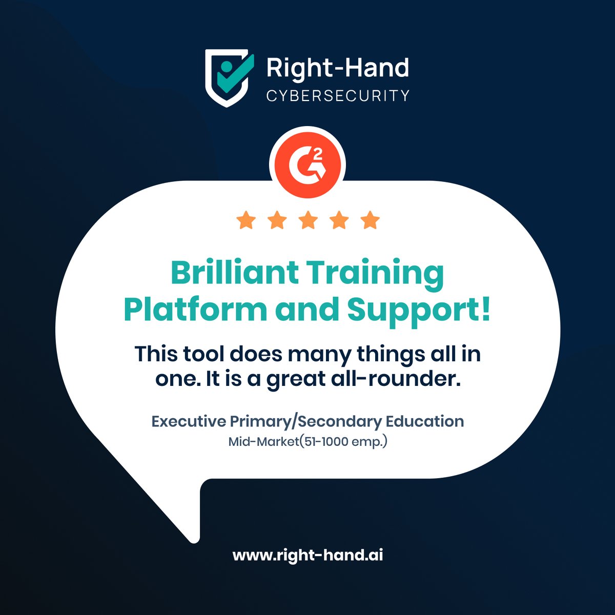 🚀 Ecstatic over glowing reviews from education sector clients! Our goal: impactful #Cybersecurity training tailored to your org's unique needs. See why they're raving about us! Check it out here: hubs.li/Q02c-vZq0 #SecurityTraining #ClientSuccess