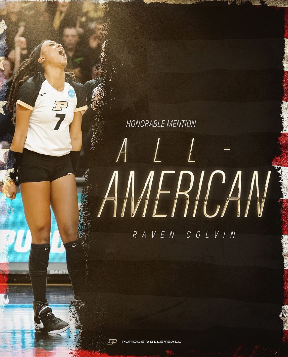 Dear AVCA, looks like there is a typo on the level of honor... No way there are six middles better than @ravencolvin. Maybe some six years older… 😬 Anyway, CONGRATS RAVEN!!! 😎